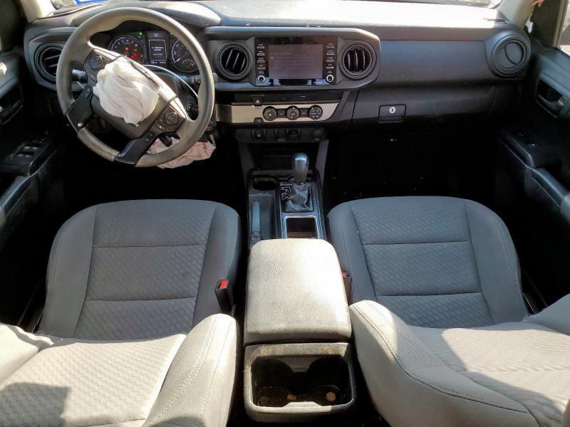 3TYAX5GN6MT023210 - 2021 TOYOTA TACOMA DOUBLE CAB SILVER photo 8