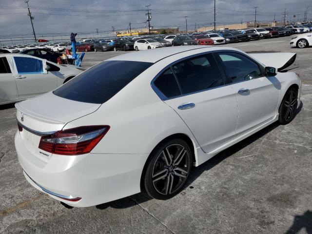 1HGCR2F55GA195536 - 2016 HONDA ACCORD SPORT Ақ фото 3