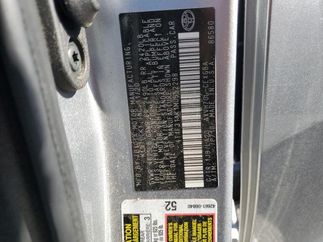 4T1F31AK1MU552298 - 2021 TOYOTA CAMRY XLE Gümüş fotoğraf 12