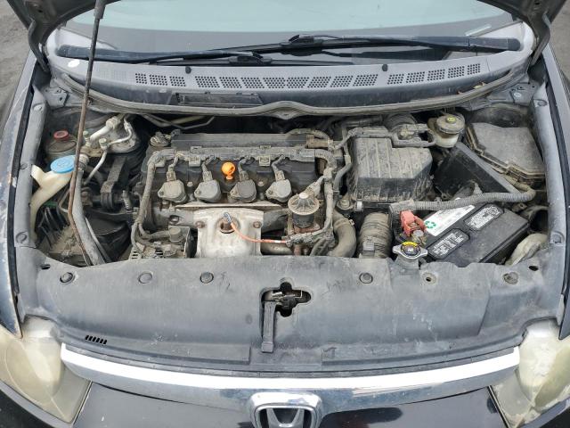 2HGFA16548H523420 - 2008 HONDA CIVIC LX BLACK photo 11