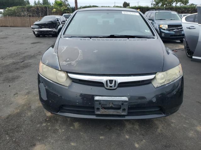 2HGFA16548H523420 - 2008 HONDA CIVIC LX BLACK photo 5