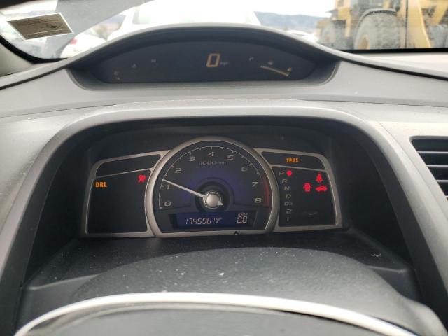 2HGFA16548H523420 - 2008 HONDA CIVIC LX BLACK photo 9