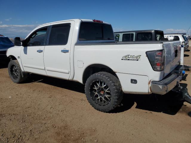 1N6AA07B64N527653 - 2004 NISSAN TITAN XE WHITE photo 2