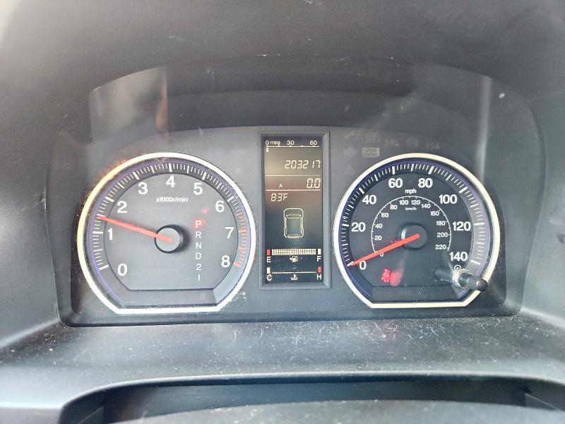 3CZRE38558G703654 - 2008 HONDA CR-V EX GRAY photo 9