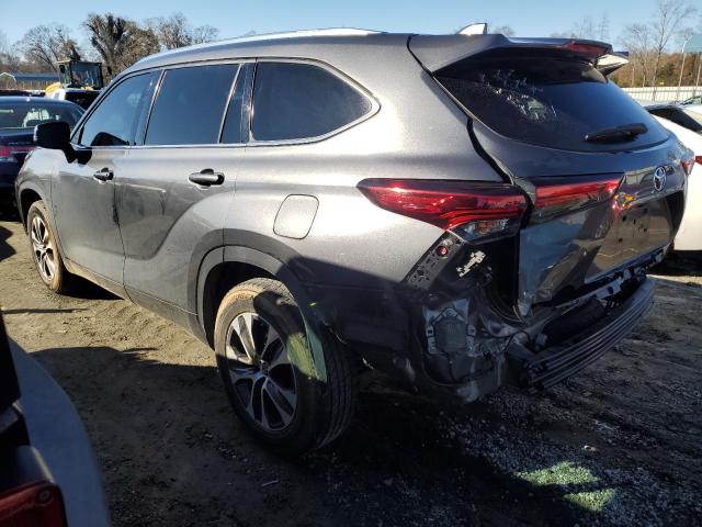 5TDGZRAH9MS038925 - 2021 TOYOTA HIGHLANDER XLE GRAY photo 2