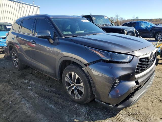 5TDGZRAH9MS038925 - 2021 TOYOTA HIGHLANDER XLE GRAY photo 4