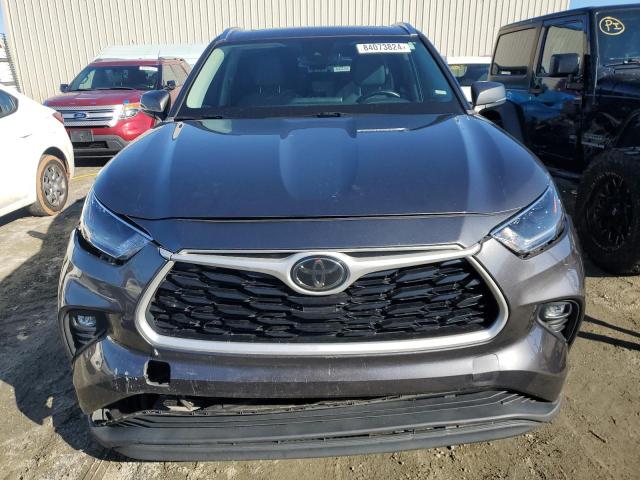 5TDGZRAH9MS038925 - 2021 TOYOTA HIGHLANDER XLE GRAY photo 5