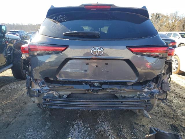 5TDGZRAH9MS038925 - 2021 TOYOTA HIGHLANDER XLE GRAY photo 6