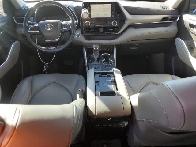 5TDGZRAH9MS038925 - 2021 TOYOTA HIGHLANDER XLE GRAY photo 8