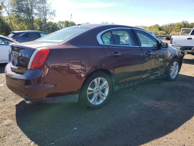 1LNHL9DR1CG800563 - 2012 LINCOLN MKS BURGUNDY photo 3