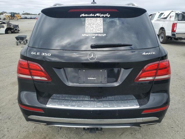4JGDA5HB8HA878357 - 2017 MERCEDES-BENZ GLE 350 4MATIC BLACK photo 6