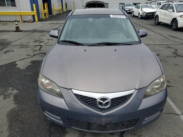 JM1BK12F371672777 - 2007 MAZDA 3 I CHARCOAL photo 5