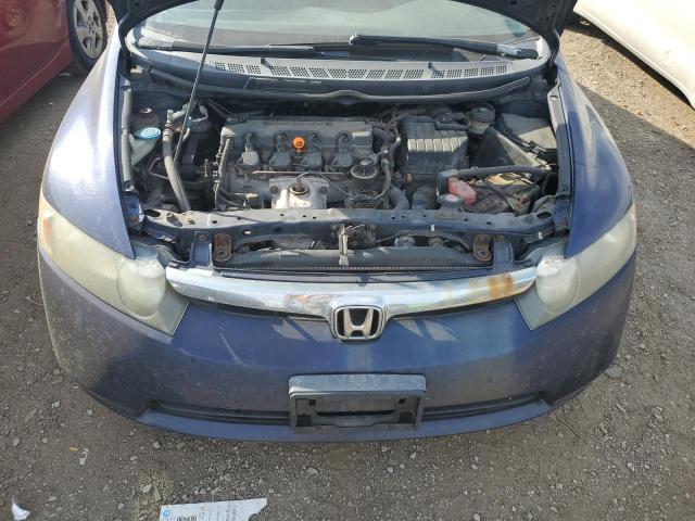 1HGFA16506L053631 - 2006 HONDA CIVIC LX BLUE photo 11