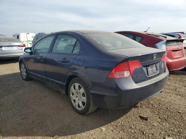 1HGFA16506L053631 - 2006 HONDA CIVIC LX BLUE photo 2