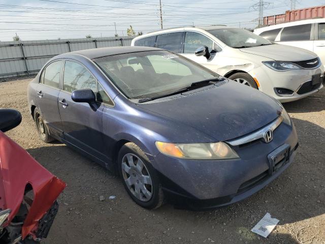 1HGFA16506L053631 - 2006 HONDA CIVIC LX BLUE photo 4
