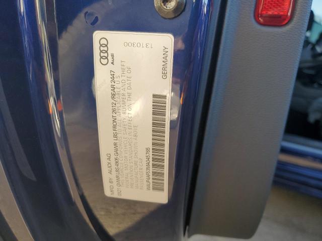 WAUP4AF53MA045765 - 2021 AUDI S5 PREMIUM PLUS 蓝色 照片 12