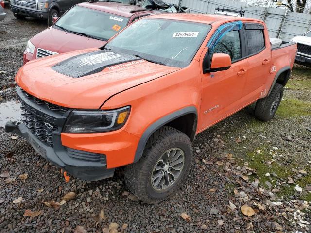 1GCGTEEN5M1142481 - 2021 CHEVROLET COLORADO ZR2 ORANGE photo 1
