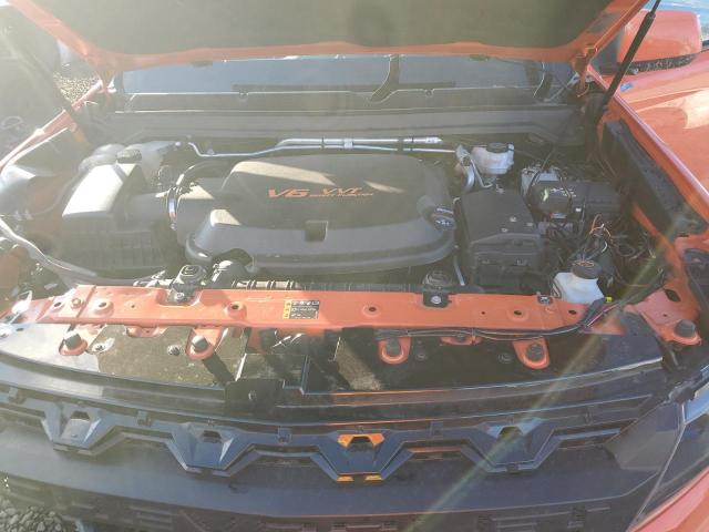 1GCGTEEN5M1142481 - 2021 CHEVROLET COLORADO ZR2 ORANGE photo 11