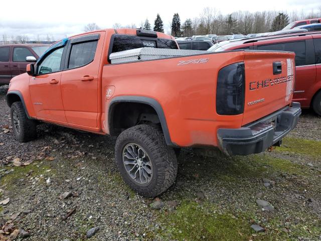 1GCGTEEN5M1142481 - 2021 CHEVROLET COLORADO ZR2 ORANGE photo 2