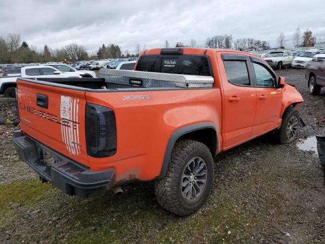1GCGTEEN5M1142481 - 2021 CHEVROLET COLORADO ZR2 ORANGE photo 3