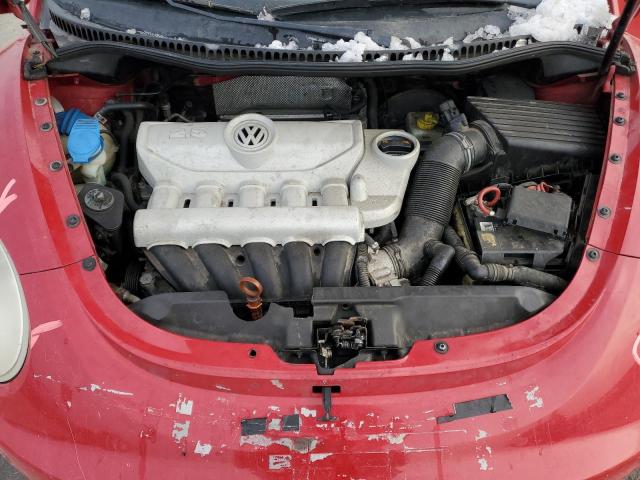 3VWPW3AG6AM008674 - 2010 VOLKSWAGEN NEW BEETLE RED photo 11