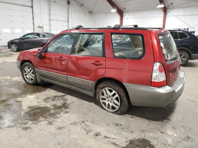 JF1SG67676H723829 - 2006 SUBARU FORESTER 2.5X LL BEAN RED photo 2