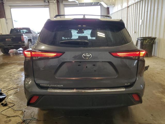 5TDHZRAH2LS013609 - 2020 TOYOTA HIGHLANDER XLE 灰色 照片 6
