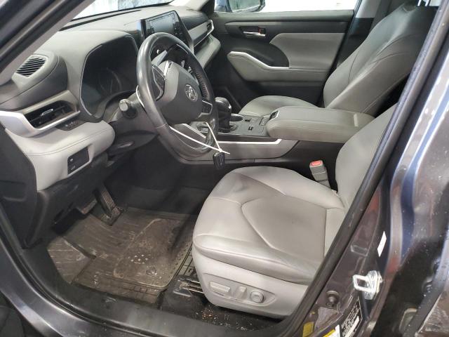 5TDHZRAH2LS013609 - 2020 TOYOTA HIGHLANDER XLE 灰色 照片 7