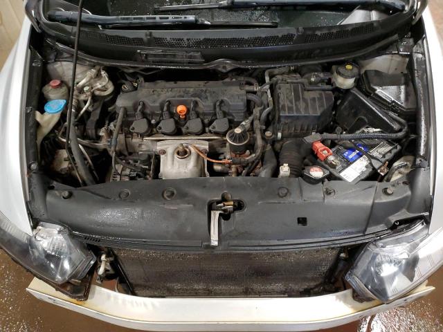 2HGFG1B92AH515961 - 2010 HONDA CIVIC EXL ვერცხლისფერი ფოტო 11