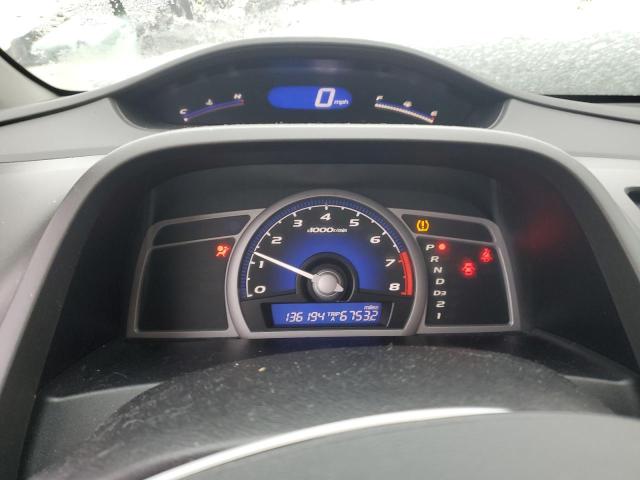 2HGFG1B92AH515961 - 2010 HONDA CIVIC EXL ვერცხლისფერი ფოტო 9