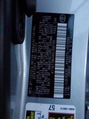 4T1G11BK4RU109790 - 2024 TOYOTA CAMRY SE NIGHT SHADE SILVER photo 12