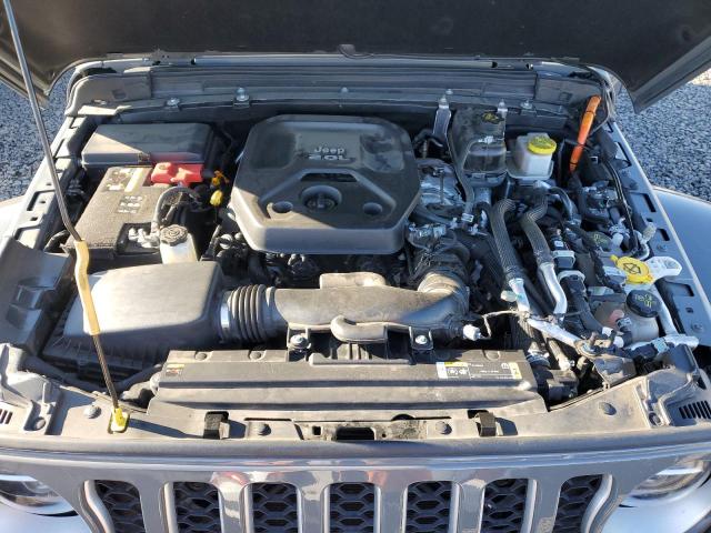 1C4JJXP62NW198525 - 2022 JEEP WRANGLER U SAHARA 4XE GRAY photo 11