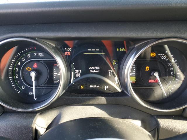 1C4JJXP62NW198525 - 2022 JEEP WRANGLER U SAHARA 4XE GRAY photo 9