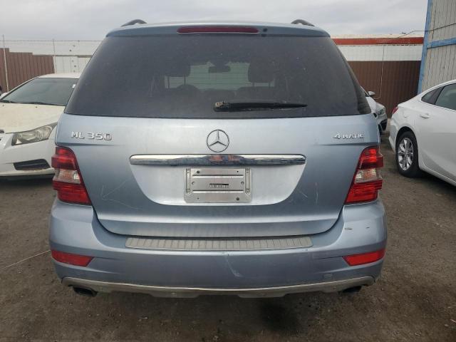 4JGBB8GB5AA571435 - 2010 MERCEDES-BENZ ML 350 4MATIC BLUE photo 6