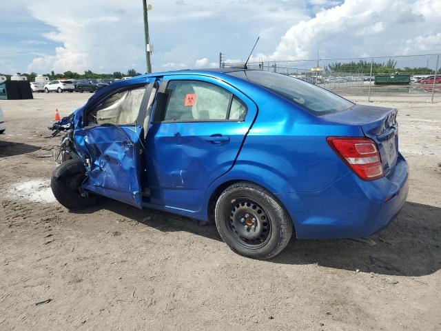 1G1JB5SHXH4146692 - 2017 CHEVROLET SONIC LS BLUE photo 2