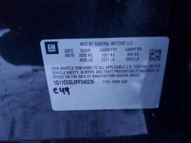 1G11C5SL8FF340236 - 2015 CHEVROLET MALIBU 1LT 石墨色 照片 13