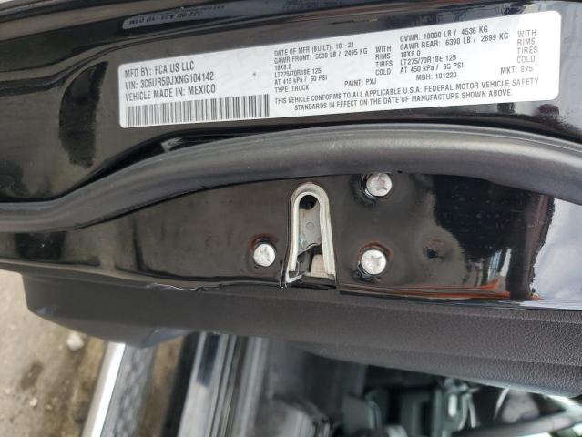 3C6UR5DJXNG104142 - 2022 RAM 2500 BIG HORN/LONE STAR BLACK photo 12