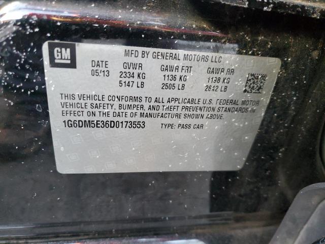 1G6DM5E36D0173553 - 2013 CADILLAC CTS PERFORMANCE COLLECTION Siyah fotoğraf 13