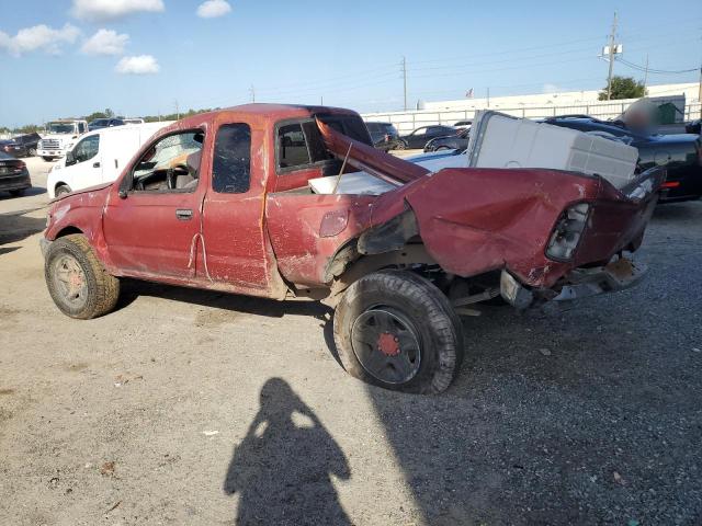 4TASM92N4XZ408724 - 1999 TOYOTA TACOMA XTRACAB PRERUNNER წითელი ფოტო 2