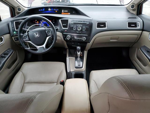 19XFB2F94DE248156 - 2013 HONDA CIVIC EXL BURGUNDY photo 8