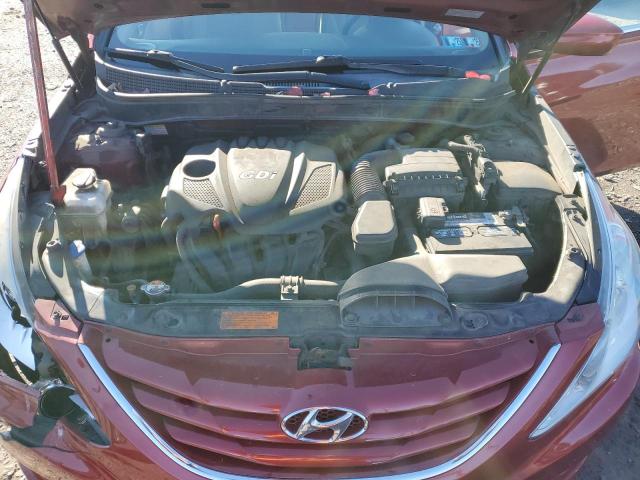 5NPEB4AC1DH709058 - 2013 HYUNDAI SONATA GLS RED photo 11