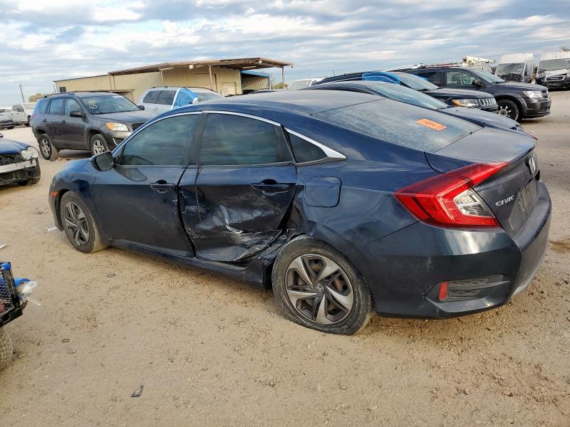 19XFC2F6XKE004821 - 2019 HONDA CIVIC LX ლურჯი ფოტო 2