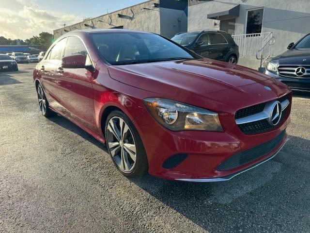 WDDSJ4EB4JN517349 - 2018 MERCEDES-BENZ CLA 250 RED photo 4