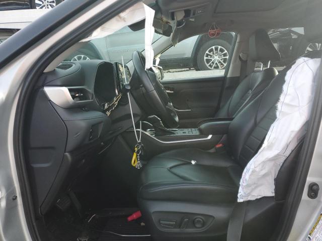 5TDGZRBH8NS572708 - 2022 TOYOTA HIGHLANDER XLE GRAY photo 7