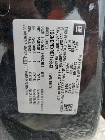 1GCNCPEX8DZ178543 - 2013 CHEVROLET SILVERADO C1500 黑色 照片 12