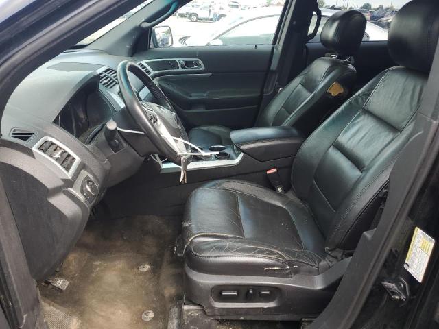 1FM5K7D88EGA58778 - 2014 FORD EXPLORER XLT BLACK photo 7