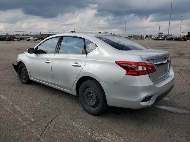 3N1AB7AP2KY327420 - 2019 NISSAN SENTRA S SILVER photo 2