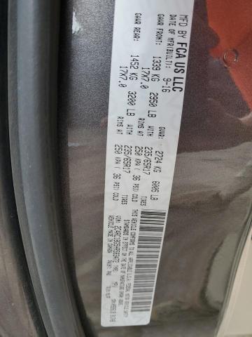 2C4RC1BG5HR583472 - 2017 CHRYSLER PACIFICA TOURING L GRAY photo 12