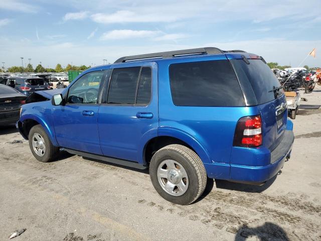 1FMEU7DEXAUA66828 - 2010 FORD EXPLORER XLT BLUE photo 2