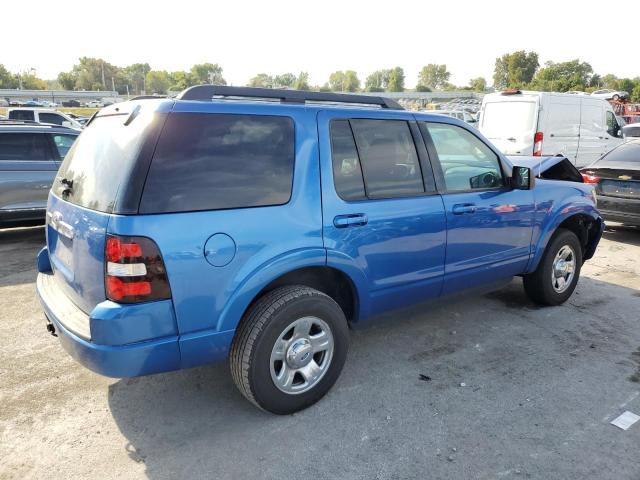 1FMEU7DEXAUA66828 - 2010 FORD EXPLORER XLT BLUE photo 3